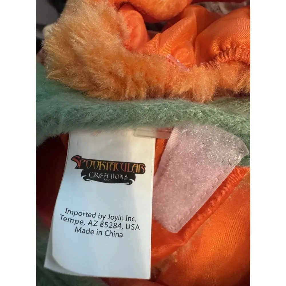 spooktacular creations Plush Big Soft Pumpkin Costume 2 Pieces 12-24 Months